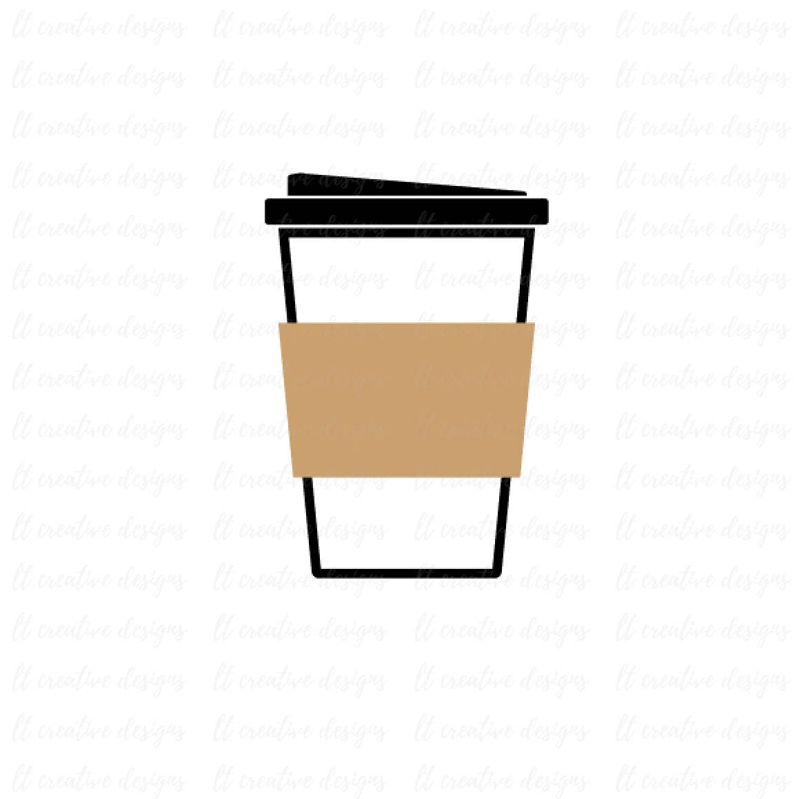 Coffee Cup SVG Coffee Cup to go SVG Silhouette Files Cricut | Etsy