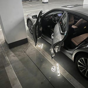 2 x led welkomstverlichting Lexus autodeur, upgrade led-welkomstembleem (2 stuks), LS-deurmodificatie