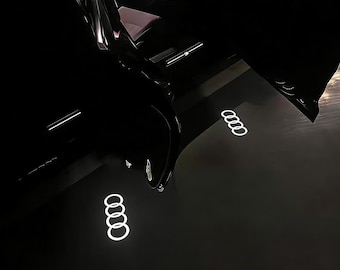 Audi autodeur welkomstverlichting led-projector, 2 stuks deurverlichting, autologo projectorlamp, auto-interieurdecoratie accessoire| Autoverlichting