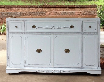 BATHROOM VANITY For Double or Single Sink We Custom Convert from Antique Dresser Shabby Chic Furniture Bathroom Vanity Cabinet - 61" to 66"