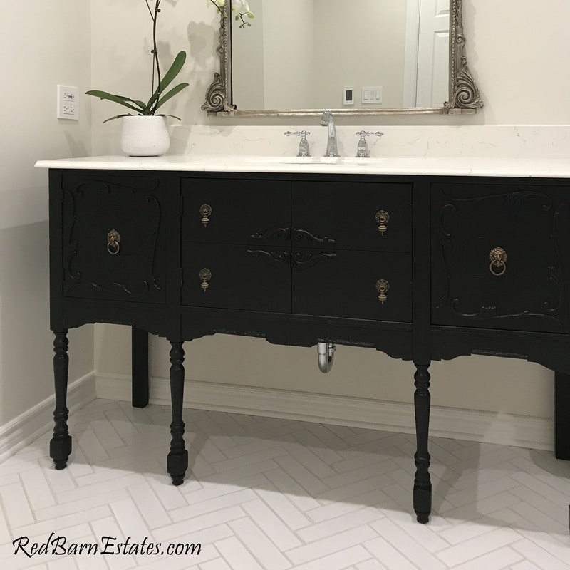 Antique Bathroom Vanity - Etsy