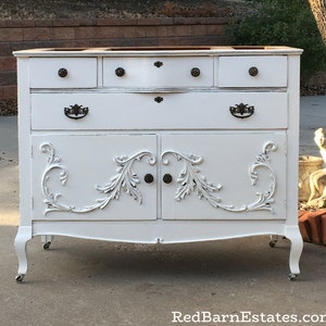 Bathroom Vanity Antique Custom Converted TO ORDER From Antique Dresser Painted Bathroom Vanities Shabby Chic Farmhouse