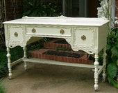 CUSTOM DESK Order Your Own Shabby Chic Antique Furniture Hand Painted Reclaimed Restored Home Office Writing Table Bedroom Entry Console