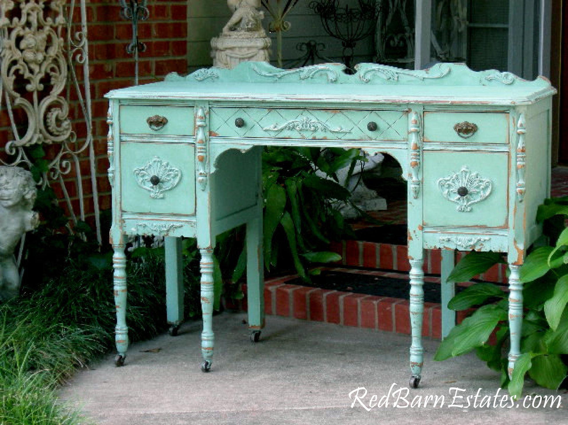 Antique Desk Custom Order Your Own Painted To
