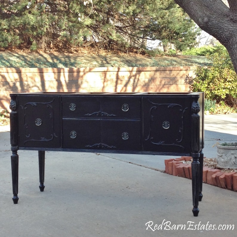 BATHROOM VANITY Double or Single Sink We Custom Convert from Antique Furniture For You Renovation Remodeling 67 to 72 image 1