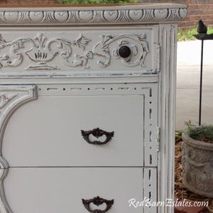 BATHROOM VANITY ANTIQUE Custom Converted From Antique Dresser Painted Dresser Shabby Chic Dresser 37 to 48 Wide image 6