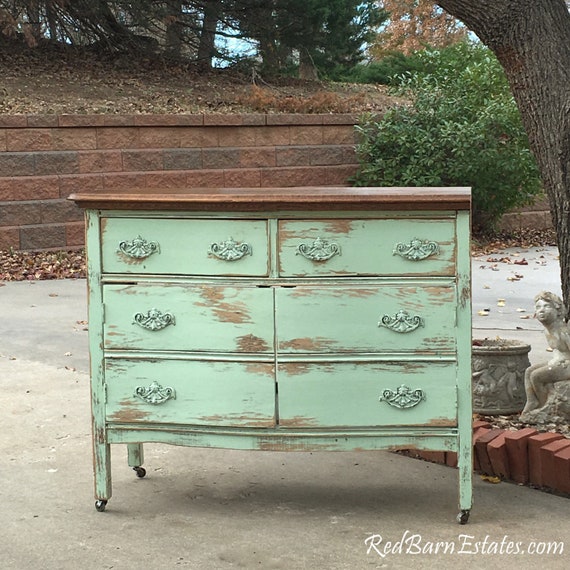 BATHROOM VANITY ANTIQUE Rustic From Antique Dresser! 37" to 48" - We Find, Restore, Convert, Paint and Distress - Country Furniture