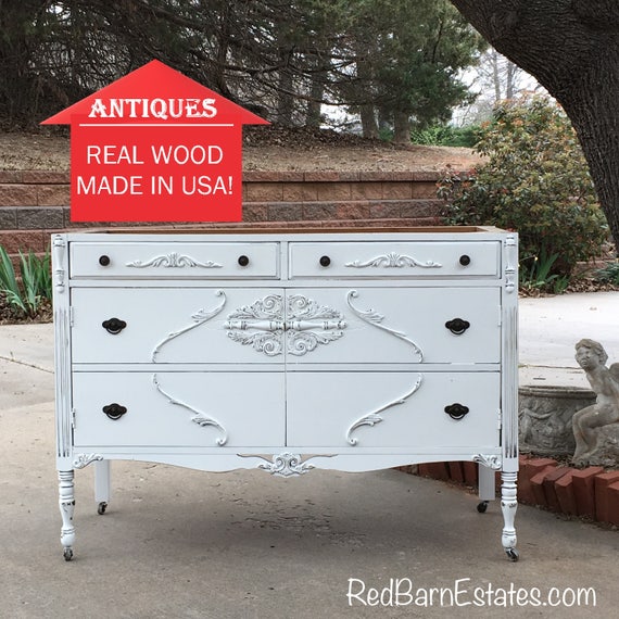 BATHROOM VANITY CABINET Custom Converted from Antique Dresser We Source -Painted - Renovation - Remodel - New Construction - 37" - 48"