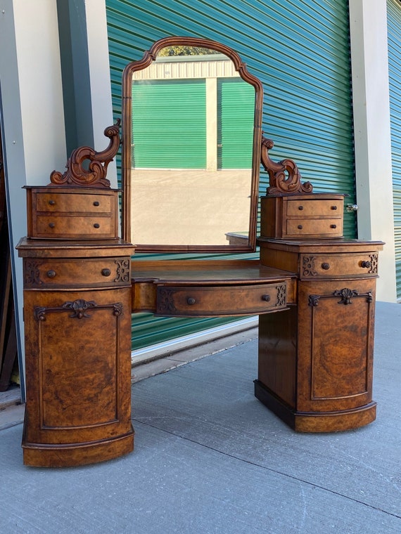 Exclusive listing for Maiya - 60" Antique Makeup Vanity