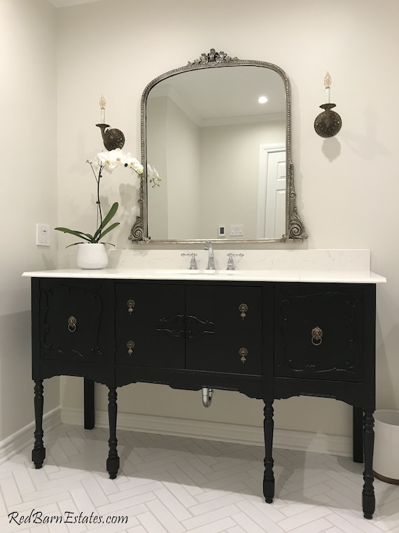 Antique Bathroom Vanity Double Or Single We Custom Convert France Antique Bathroom Vanity Double Or, How To Convert Single Sink Vanity Double