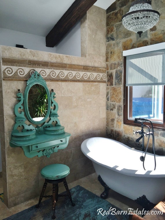 Floating wall makeup sale vanity