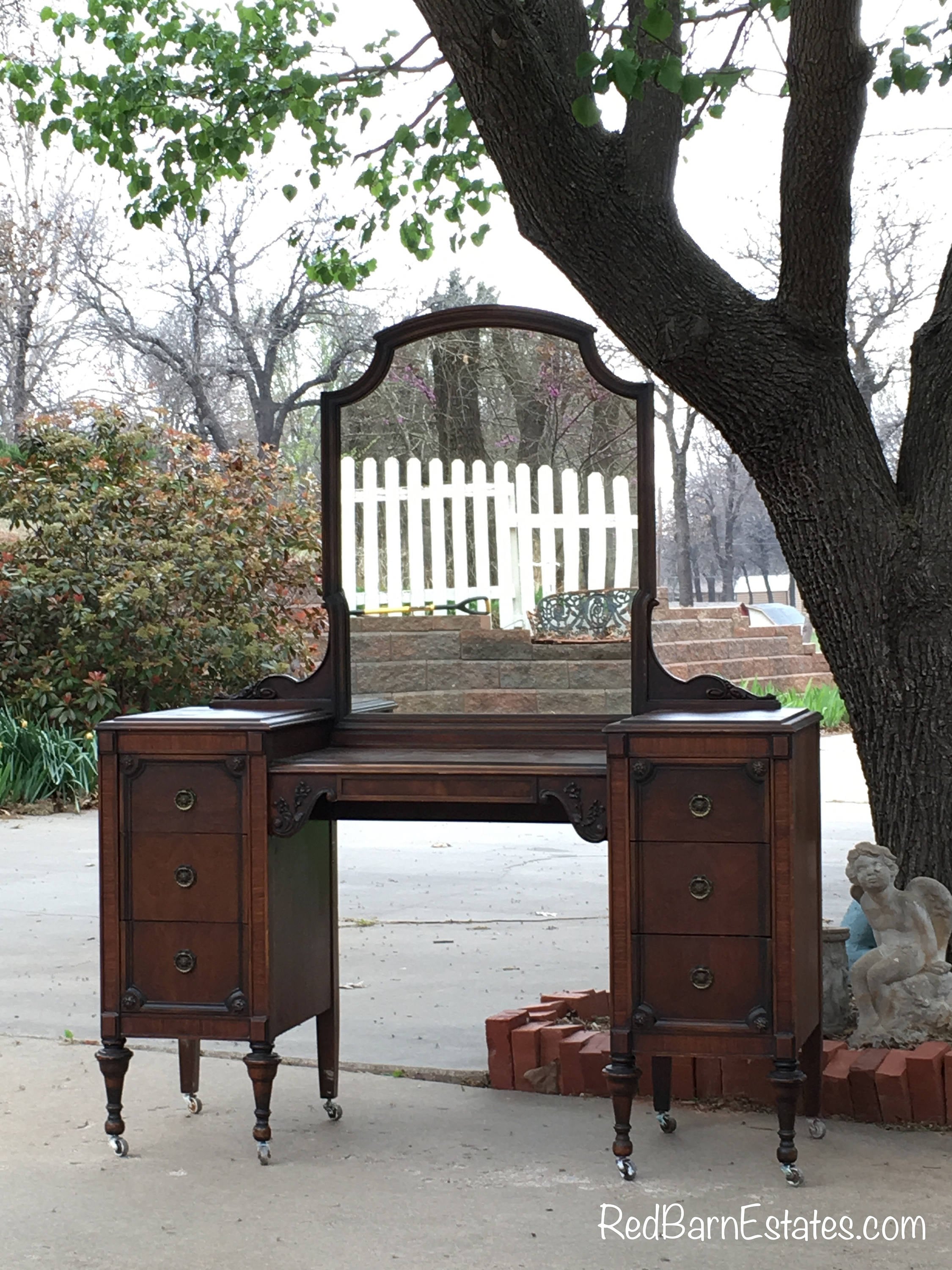 Antique makeup dresser cheap