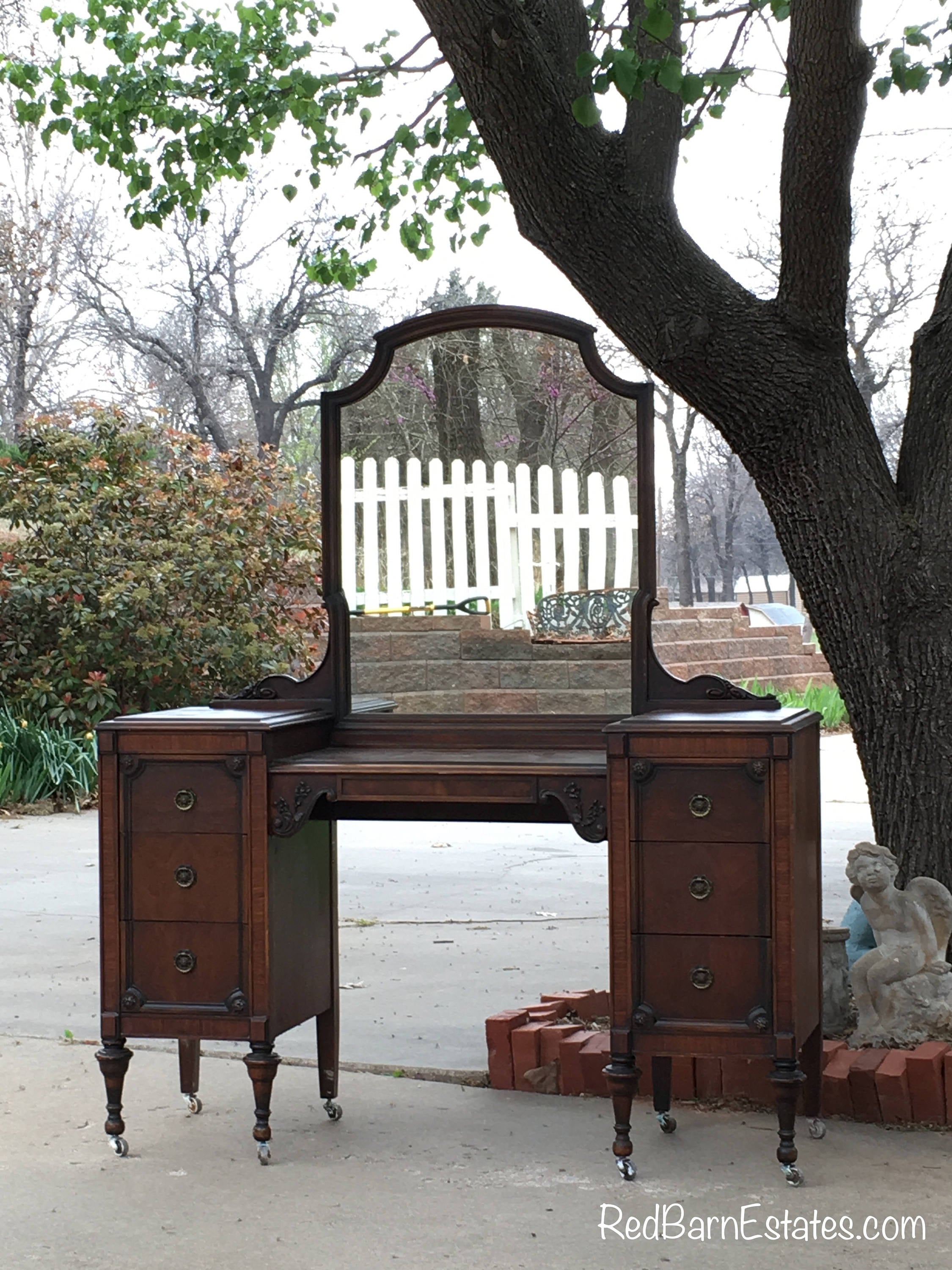 Antique Makeup Vanity 1920 S Sligh Brand In Stock Ready To