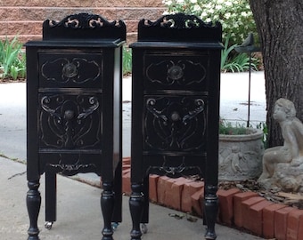 Antique Nightstands Will Refinish Paint In Any Color Designer Bedside Tables