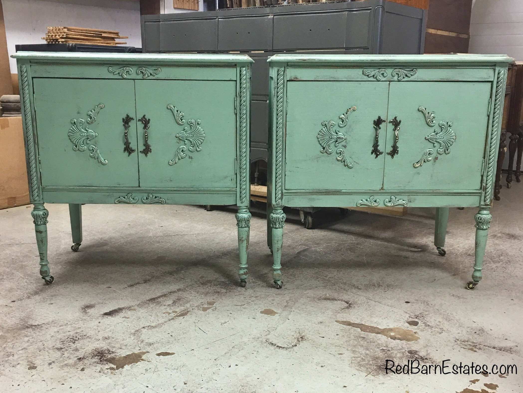 2 Matching Bathroom Vanity Antique Vanities Custom