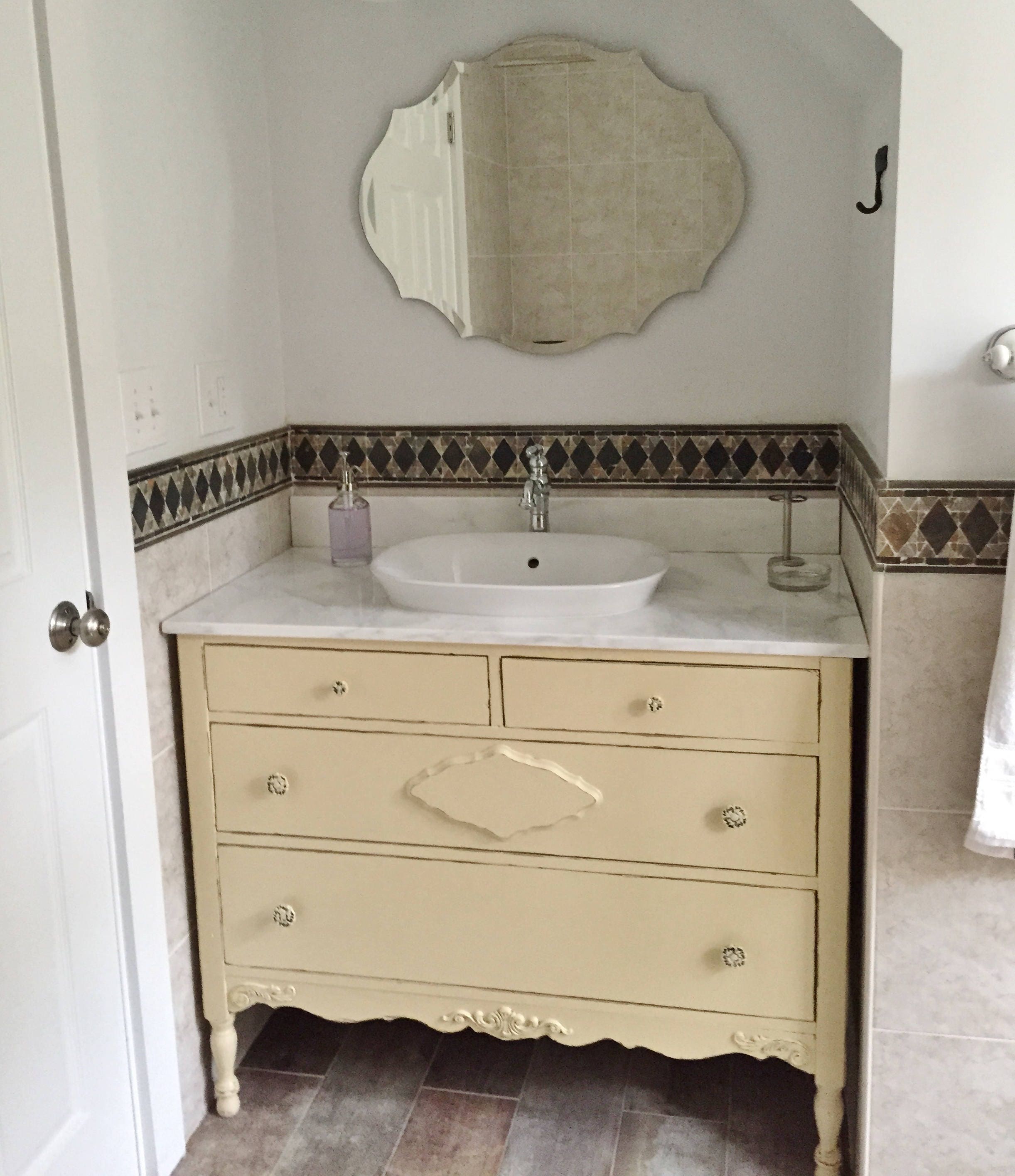 Bathroom Vanity From Antique Dresser Custom Order In Your Etsy