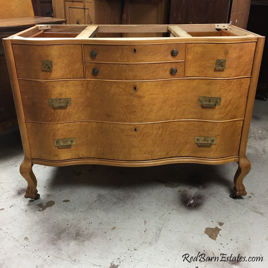 Antique Dresser Bath VANITY Beautiful Wood Finish 49 Etsy