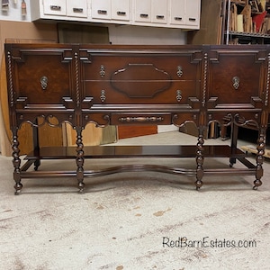 BATHROOM VANITY ANTIQUE We Find & Convert from Antique Furniture Wood Finish Renovation Remodeling 61 to 66 wide image 3