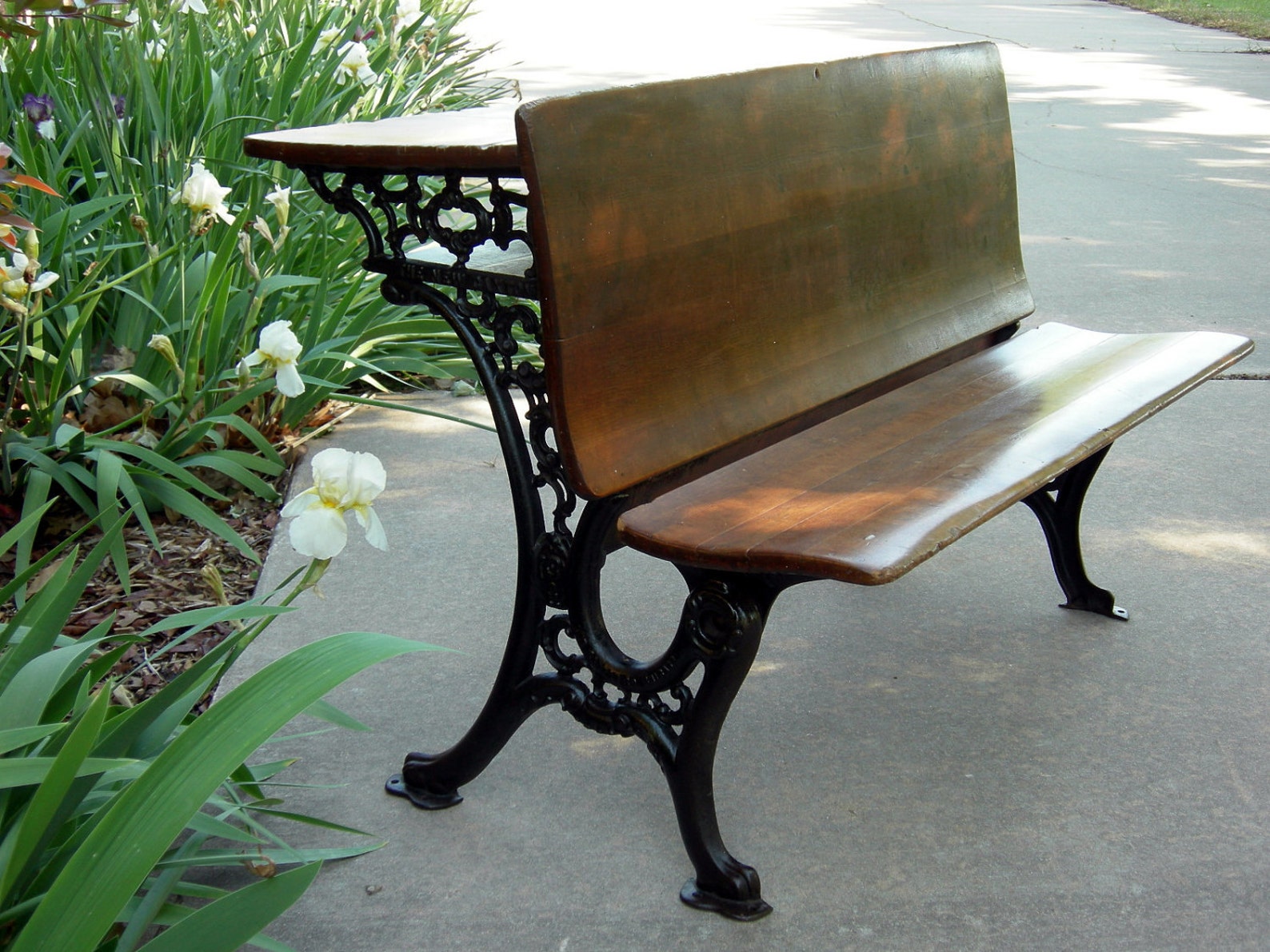 Antique School House Desk Room for 2 Folding Bench Wood and Etsy