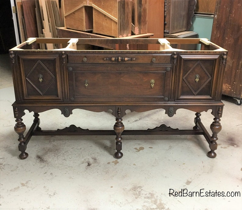 BATHROOM VANITY ANTIQUE We Find & Convert from Antique Furniture Wood Finish Renovation Remodeling 61 to 66 wide image 7