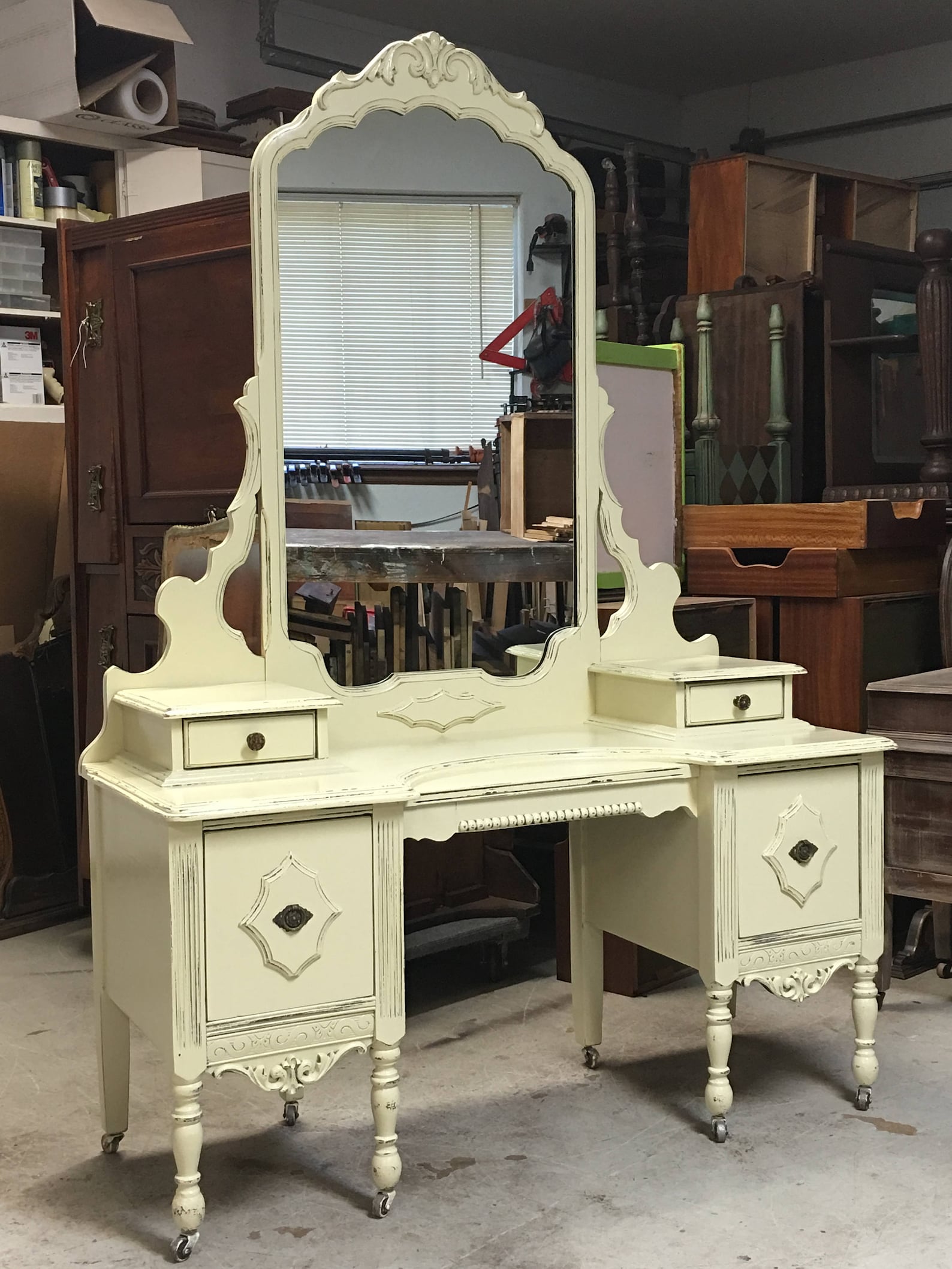 MAKEUP VANITY Custom Order an Antique Dresser Shabby Chic Etsy
