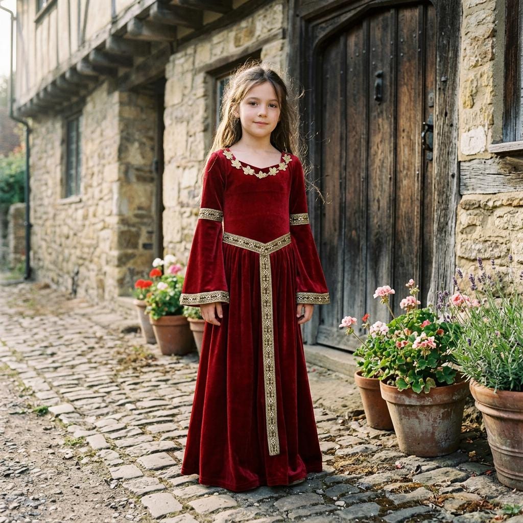 medieval christmas dress Women medieval clothes