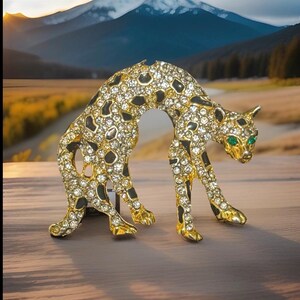 Leopard Brooch Vintage - Etsy