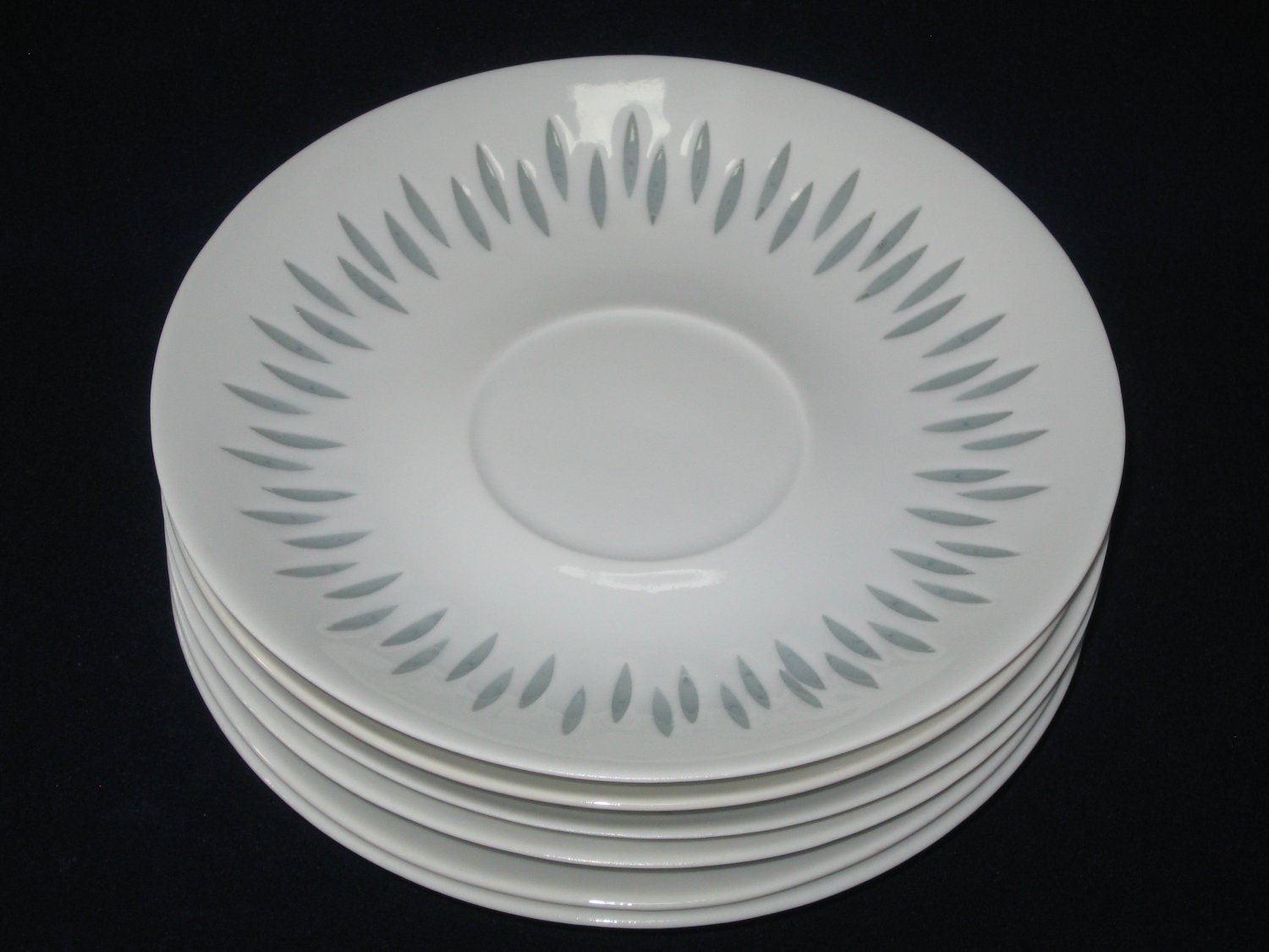 Arabia Finland Kjellberg RICE Porcelain FHK - Set of 6 Underplates