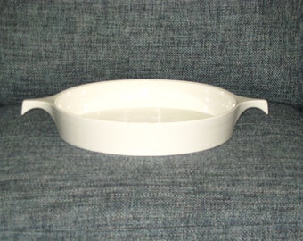 RARE MCM Ernest Sohn Creations Bird Beak Handled Baking Dish 11.25" Quiche/ Flan/ Tart Pan