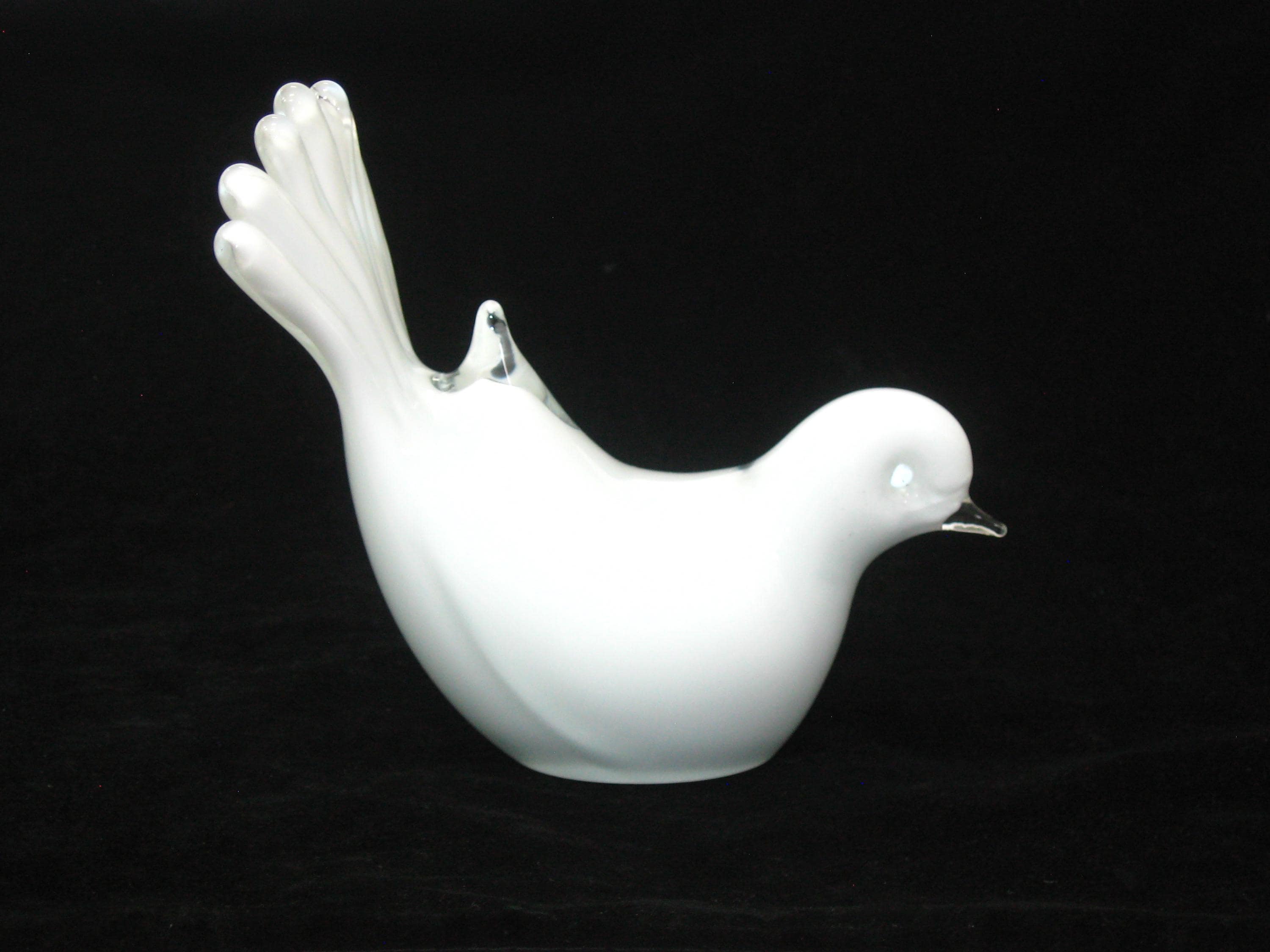 Salviati｜murano/ムラーノ｜ガラスオブジェクト｜白黒｜鳥｜ Salviati Birds - Etsy