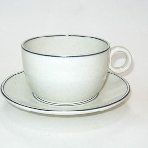 Gustavsberg BIRKA Stig Lindberg Coffee Tea Cup & Saucer Set Sweden