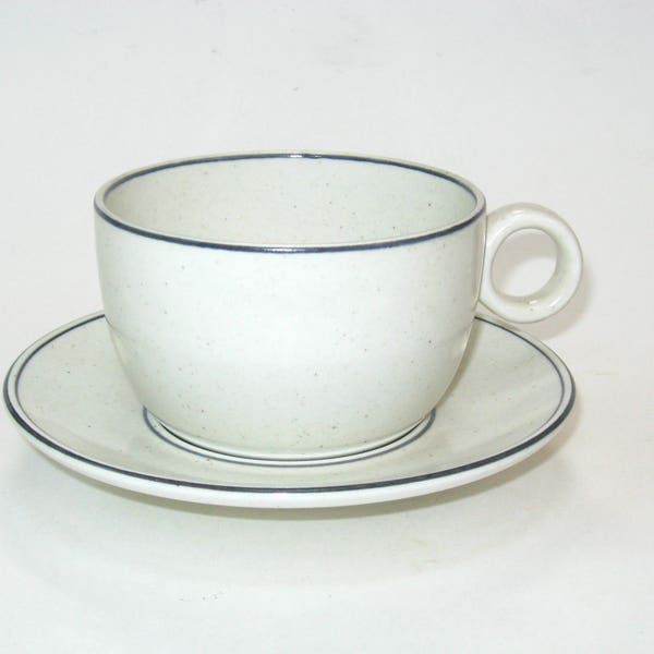 Gustavsberg BIRKA Stig Lindberg Coffee Tea Cup & Saucer Set Sweden