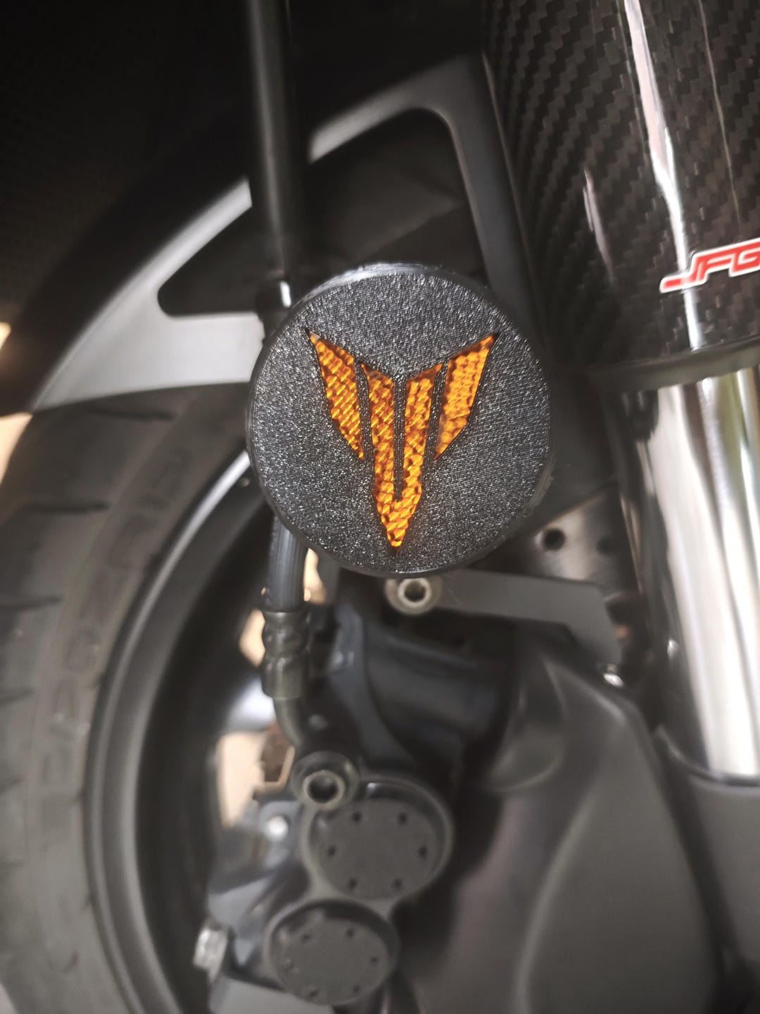 Reflector Cover All Yamaha (Ø60mm) PAIR (2 PCS) - MT07 MT10 MT09 TRACER ...