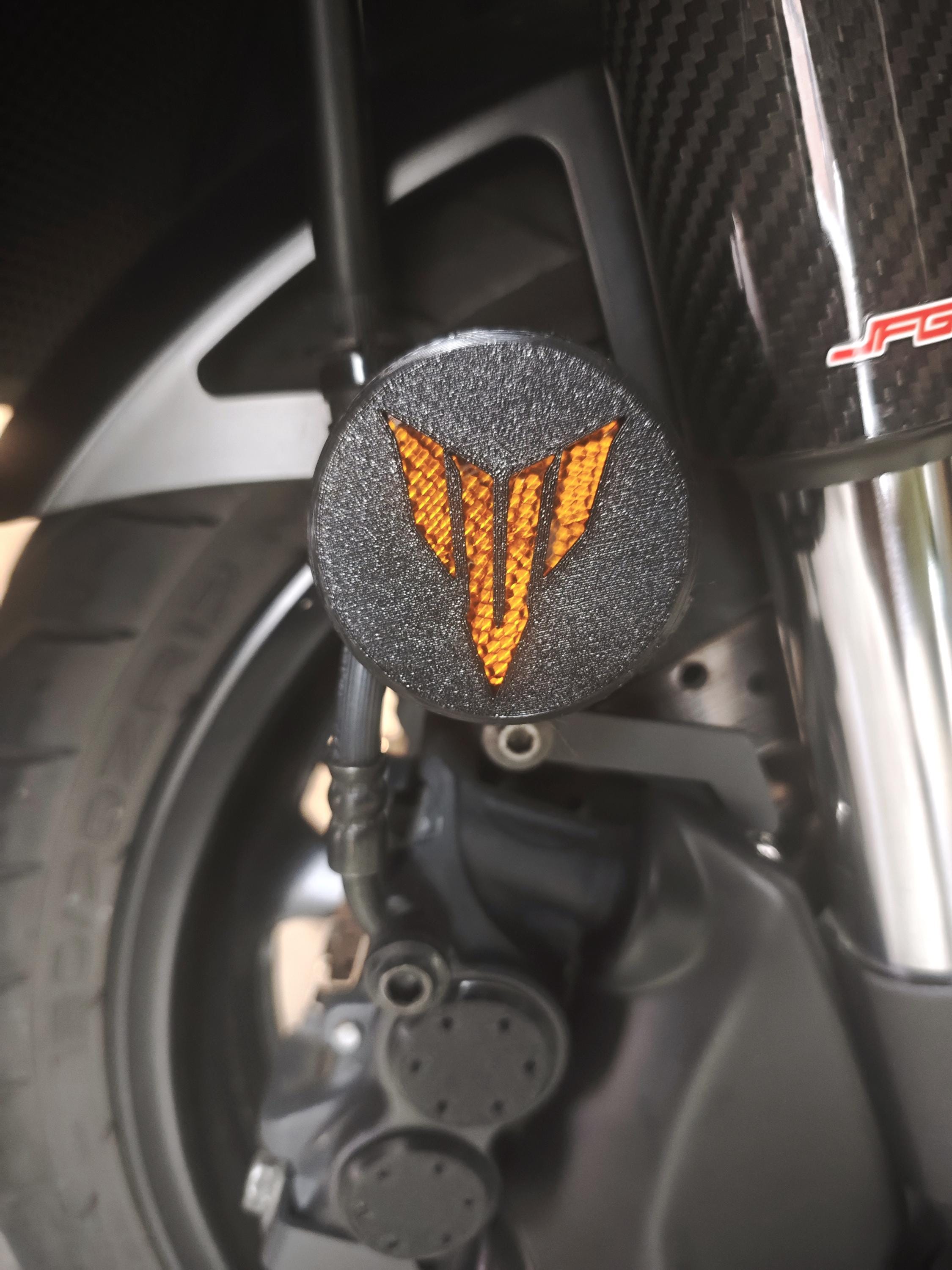 【99%IS-】FCTW CAP REFLECTOR / 正規品 中古 Reflector Cover All Yamaha (Ø60mm) PAIR (2 PCS) - MT07 MT10 MT09