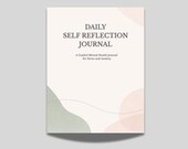 Daily Self-Reflection Journal | Gentle Weekly Journal | Printable PDF | Simple Reflection Practice | Mental Health Journal