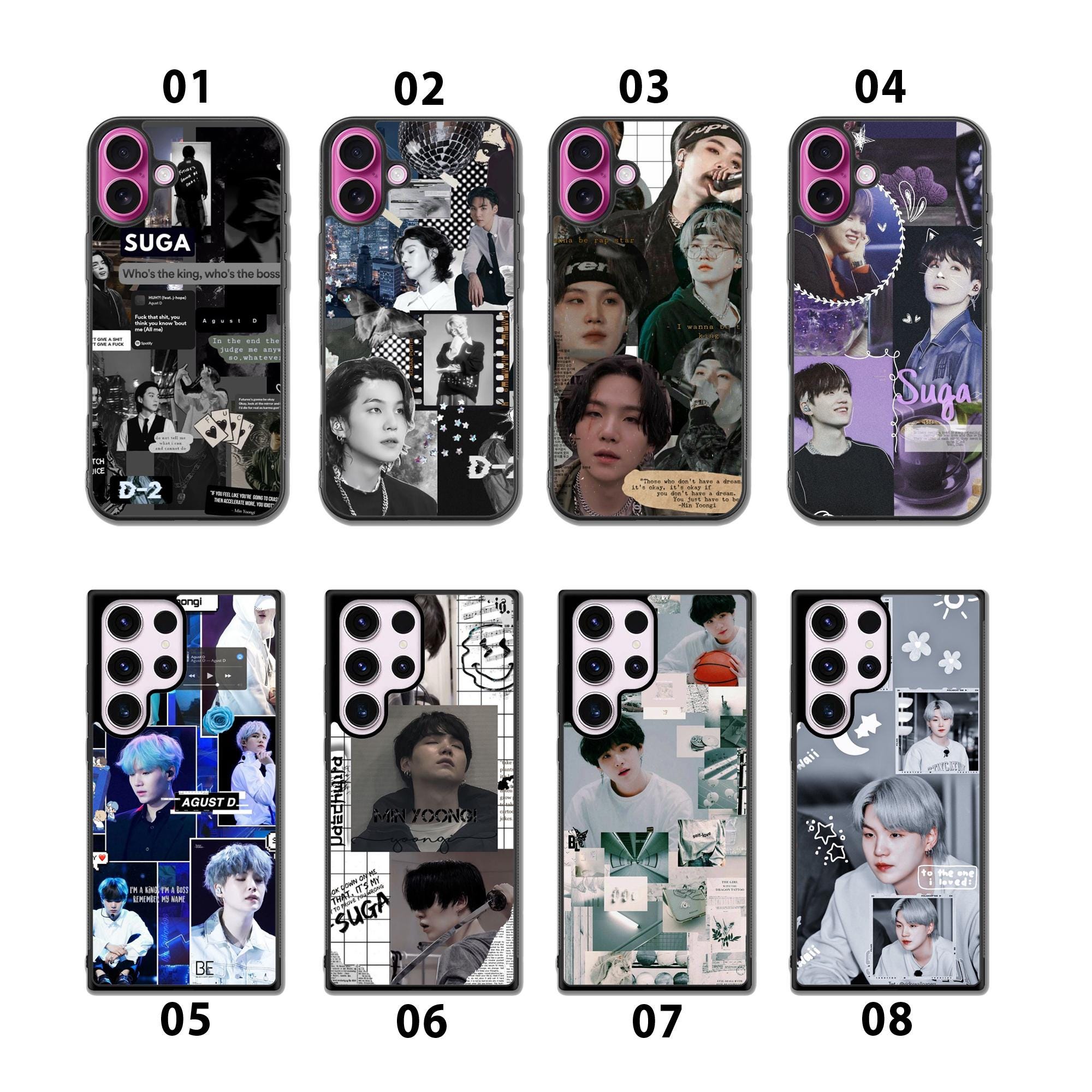 Suga phone case - Etsy 日本