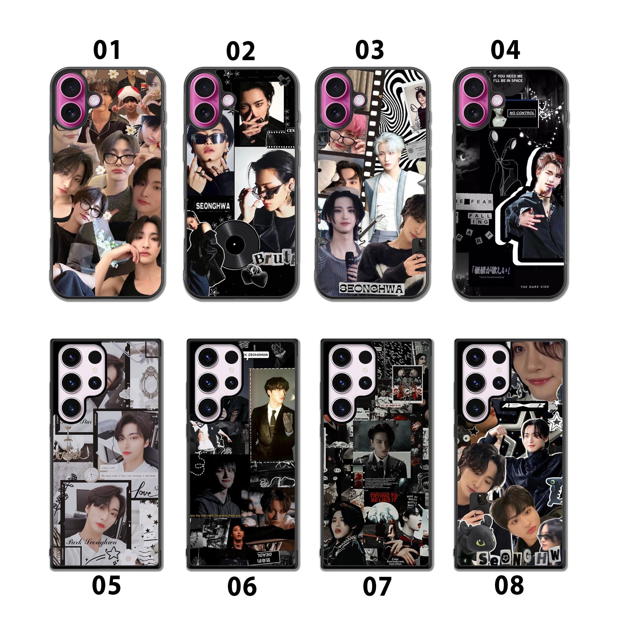 黒いスマートフォン ケース付き Ateez iPhone case - Etsy 日本