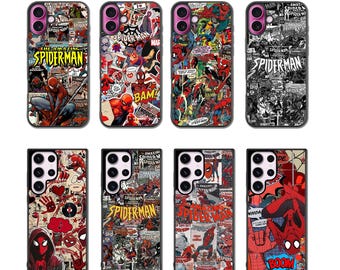 Funda para teléfono con diseño de superhéroe famoso para iPhone 17 Pro Max 17 Air 16 Plus 15 14 13 12 Mini 11, Samsung S26 Ultra S25 Plus S24 FE S23, Google Pixel 9 8 10