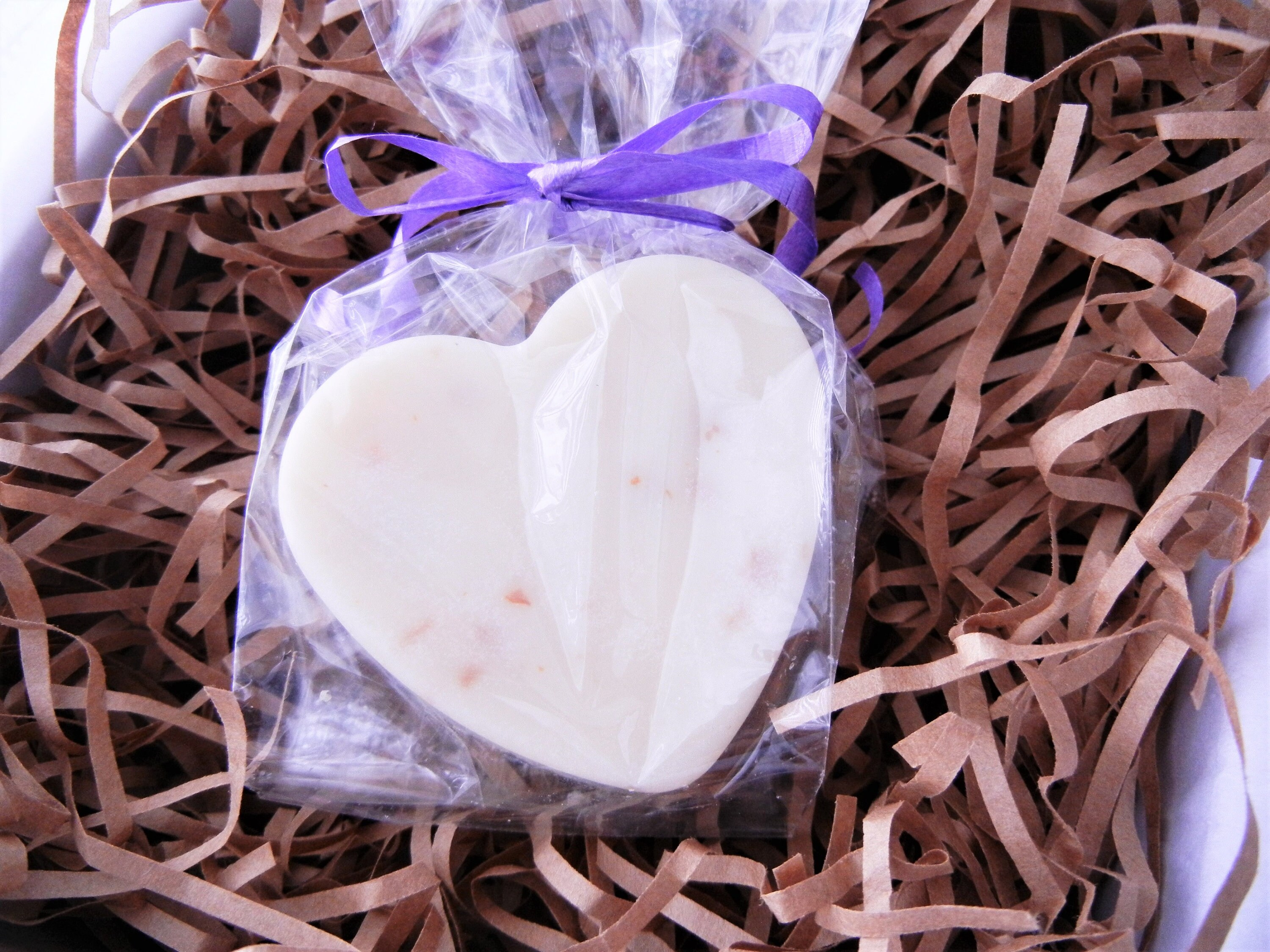 Lavender Heart Soap Handmade Heart Shape Soap Gift for Mom Etsy
