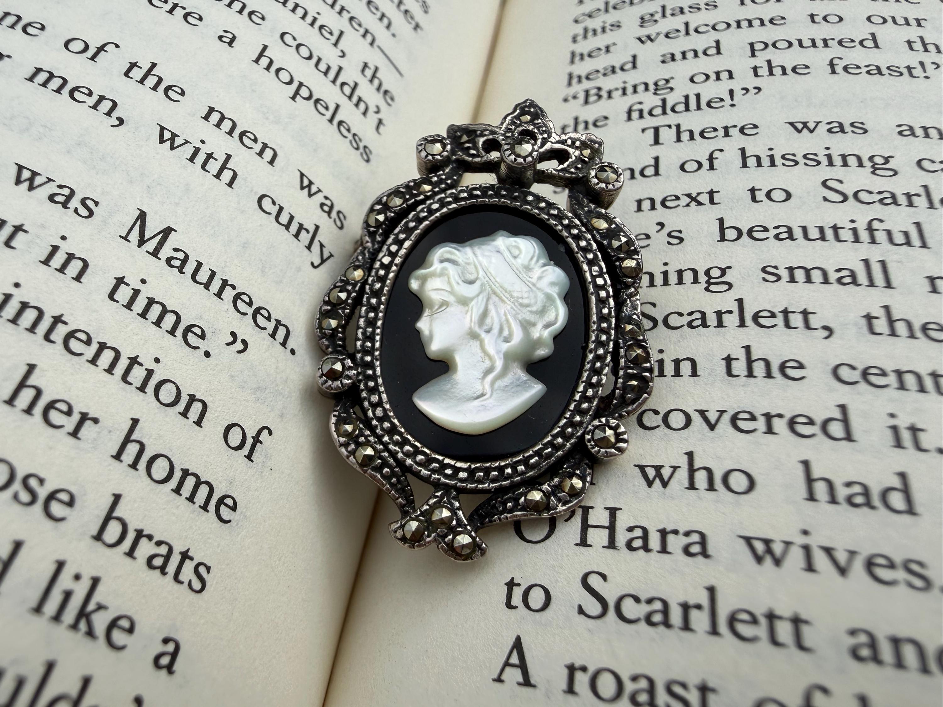 Onyx Cameo - Etsy