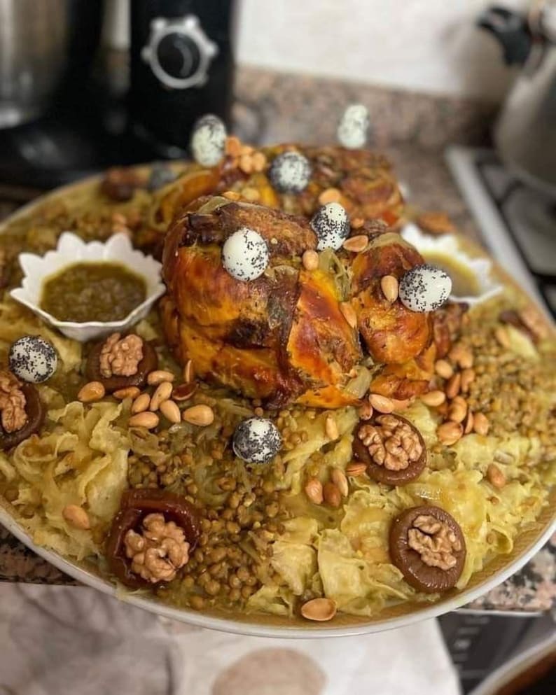 Turkey Rfissa Traditional Moroccan Rfissa Recipe Easy Handmade PDF - Etsy