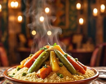 Traditional Moroccan Couscous Recipe Easy Handmade PDF