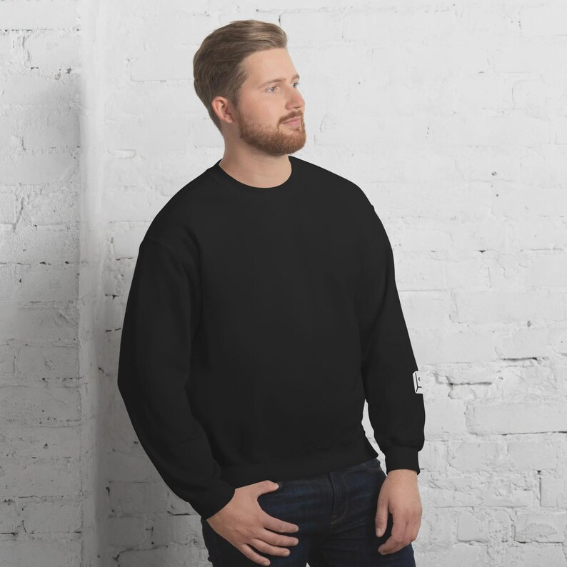 PC Keyboard Unisex Eco Sweatshirt – Sustainable Tech Geek Pullover, Programmer Gift image 12