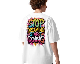 Urban Action Unisex organic oversized high neck t-shirt