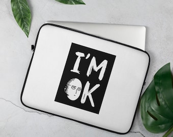 One Punch Man Laptop Sleeve – Anime Otaku Neoprene Computer Case