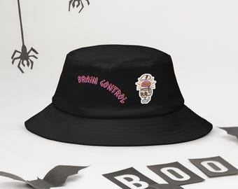 Brain Control Old School Bucket Hat – Vintage Streetwear Style