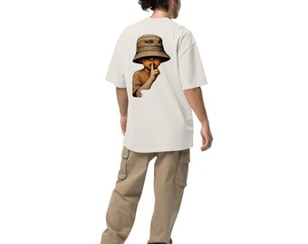 Street Art Oversized faded t-shirt