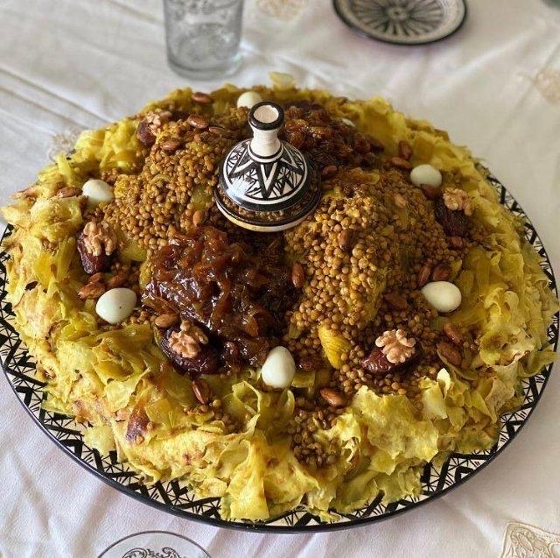 Turkey Rfissa Traditional Moroccan Rfissa Recipe Easy Handmade PDF - Etsy