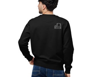 PC Keyboard Unisex Eco Sweatshirt – Sustainable Tech Geek Pullover, Programmer Gift