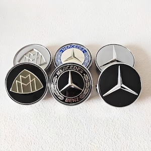 Mercedes-Benz floating wheel covers, suitable for Mercedes-Benz models such as C63s, E63s, CLS63s, and AMG (4PCS Wheel Caps).